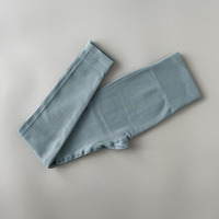 Prążkowane Leginsy z Wysokim Stanem, Spodnie do Yogi, Bezszwowe, Damskie, Podtrzymują Brzuch, Idealne na Siłownie, Jogging, Trening 5